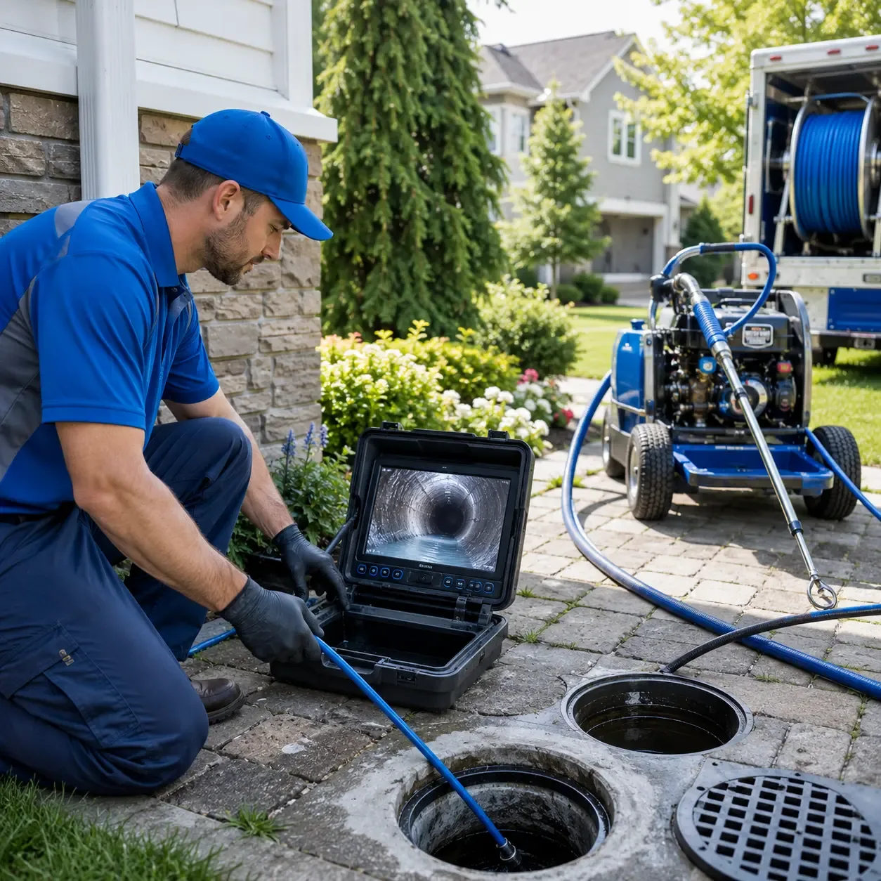 Outdoor drain cleaning professionals serving Mcgrady, NC